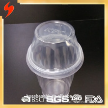 KFC todos os dias usar 240 ml PP Clear Sobremesa / Ice Cream Cup